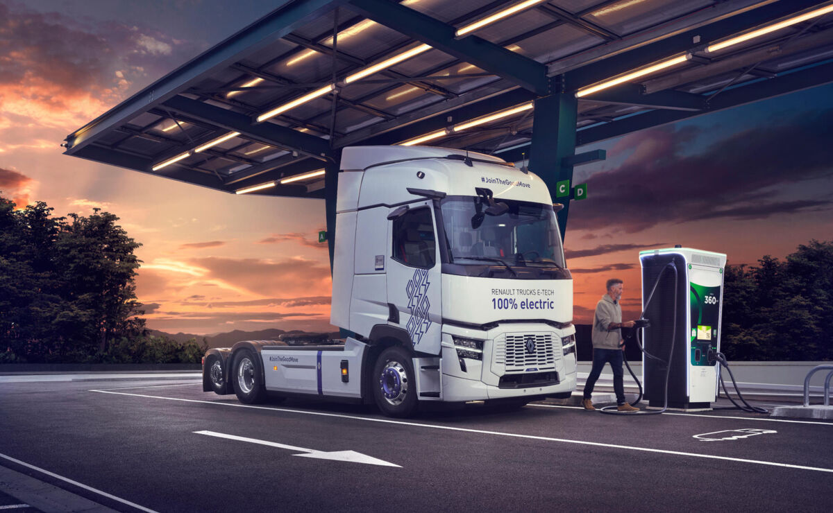 Renault Trucks E-Tech T opladen
