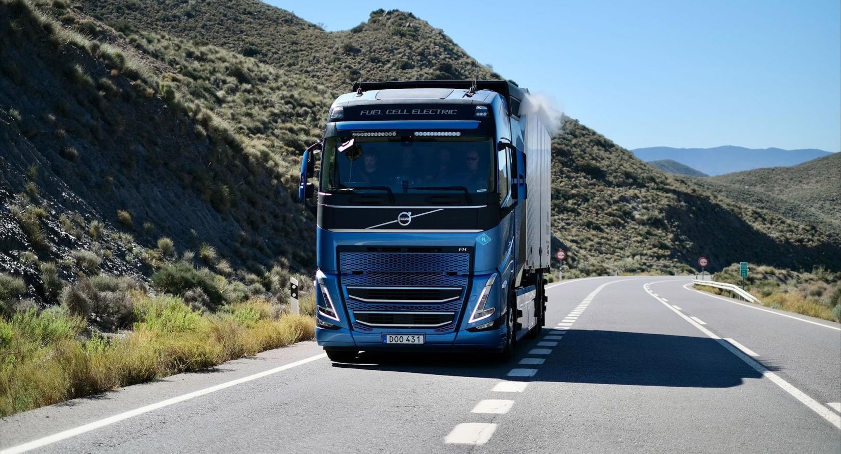 Volvo Trucks waterstoftruck header