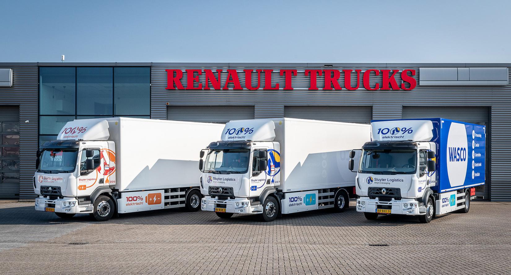 Elektrische Renault Trucks range Sluyter Logistics