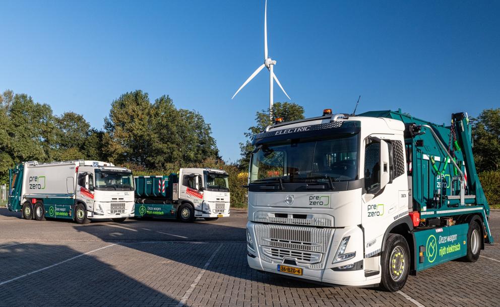 Volvo FM Electric portaalauto PreZero