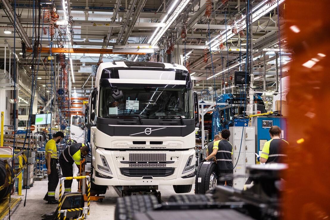 Volvo Electric Truck in Gent